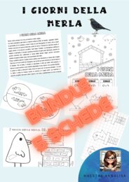 BUNDLE "I giorni della merla" (5 schede)