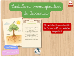 Botanica Montessori | 19 chart | Set completo 19 PDF Stampabile | 6-10 anni | Cartelloni impressionistici immaginativi bisogni della pianta