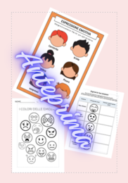 Kit Gestione Emozioni: Ruota delle emozioni, Termometro della calma, Dado emoji e schede operative | Scuola dell'Infanzia e Primaria
