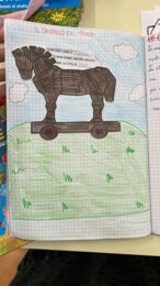 Il cavallo di Troia.