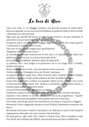 Giornata della memoria - La luce di Nina, storia e attività di riordino sequenze