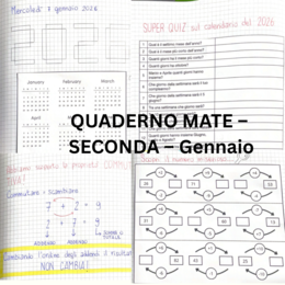 QUADERNO MATE - SECONDA - Gennaio