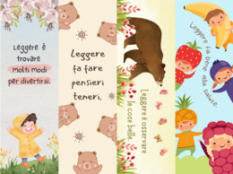 Segnalibri "Leggere è" per bambini