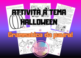Grammatica da Paura! Attività di Halloween