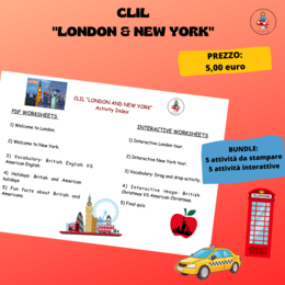 BUNDLE CLIL "London vs New York"