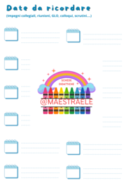 Agenda programmazione didattica