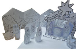 🎄 Presepe di Carta 3D – Un’attività didattica creativa per il Natale
