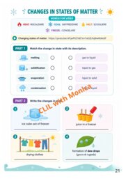 CLIL Science classe 3^