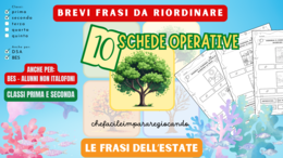 ESTATE - LEGGERE E RIORDINARE FRASI