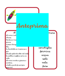 Nomenclatura Montessori-i mezzi che solcano il mare-italiano classe prima e seconda
