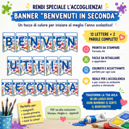 BANDIERINE: BENVENUTI IN SECONDA!