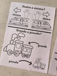 Schede prerequisiti- Accoglienza concetti topologici con il treno Tobia