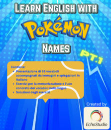 Learn English with Pokémon Names PT.1