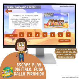 ESCAPE PLAY SUGLI EGIZI_"FUGA DALLA PIRAMIDE"