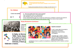 Giornata Internazionale della donna-un percorso per l'educazione educazione civica