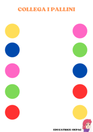 colori: 23 schede didattiche di logica e segui la traccia