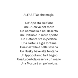 ALFABETO e l'importanza dell'acca