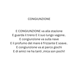 CONGIUNZIONE