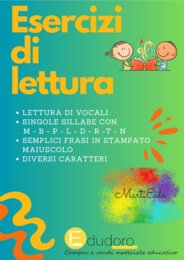 Esercizi di lettura classe prima