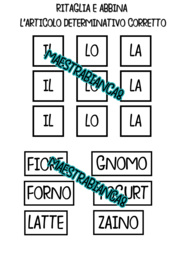 LEZIONE APOSTROFO FACILE VISIVA CON IMMAGINI + ESERCIZI ARTICOLI DETERMINATIVI E APOSTROFO