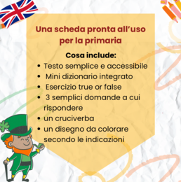 Saint Patrick's Day - lettura di approfondimento in inglese ed esercizi