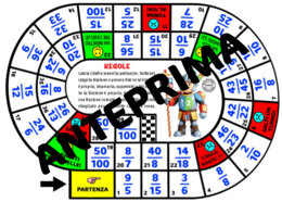 GIOCO DELL'OCA DELLE FRAZIONI DALLA CLASSE QUARTA - SCUOLA PRIMARIA