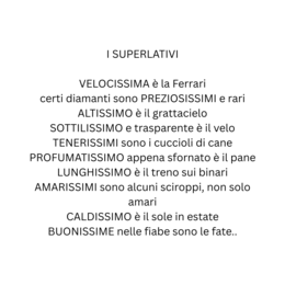 I SUPERLATIVI