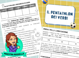 IL PENTATHLON DEI VERBI 🥎🏀🏈