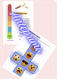Kit Gestione Emozioni: Ruota delle emozioni, Termometro della calma, Dado emoji e schede operative | Scuola dell'Infanzia e Primaria