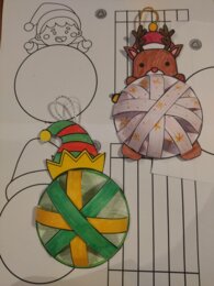 ✨ Decorazioni Natalizie 3D per Bambini – 7 Schede da Stampare