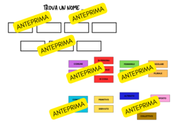 Gioco sui nomi "Trova un nome..."