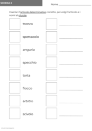 ARTICOLI DETERMINATIVI E INDETERMINATIVI - STRUMENTO COMPENSATIVO