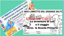 Mega Kit Fine Anno Infanzia: Storia di Transizione "Il Volo di Leo" + Diplomi Remigini