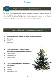 10 brani sul Natale con domande di comprensione