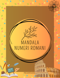 Mandala con i numeri romani
