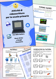 Attività di videoscrittura per la scuola primaria (Pack completo)