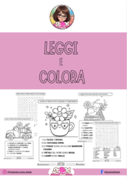 Leggo e Coloro: mini libretto per la lettura e la comprensione