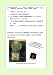 Presepe con albero CRAFT