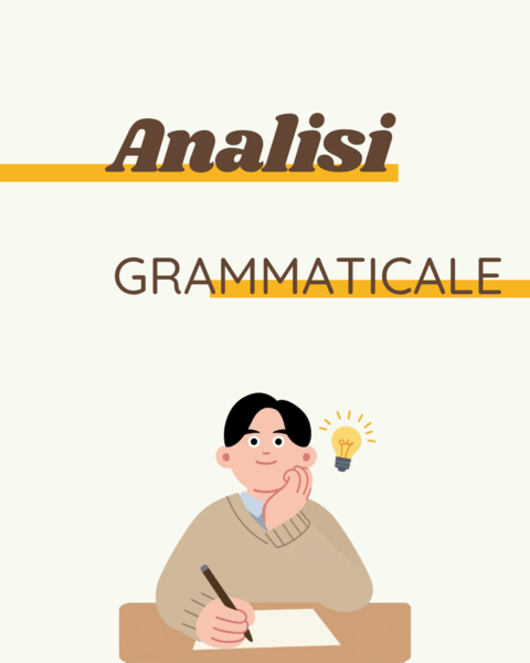 ANALISI GRAMMATICALE