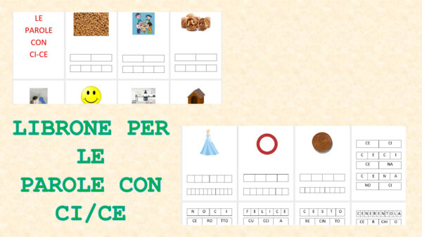 Librone didattico per le parole con CI/CE