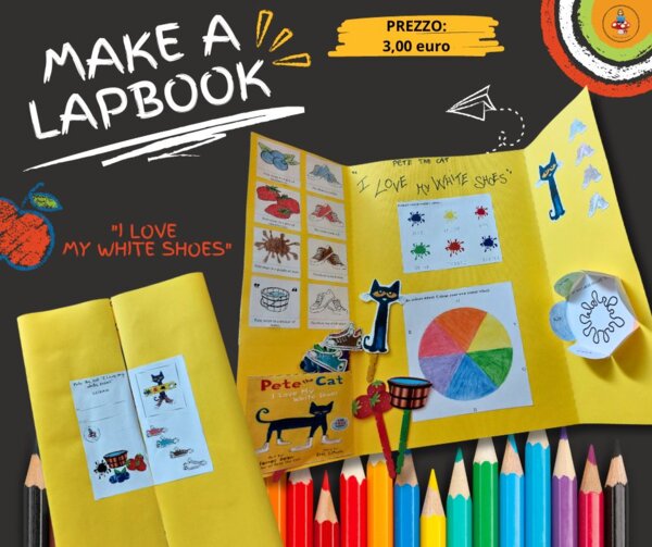 LAPBOOK "Pete the cat I love my white shoes"