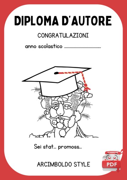 DIPLOMA D'AUTORE di fine anno
