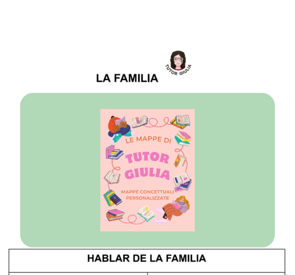 SPAGNOLO: LA FAMILIA