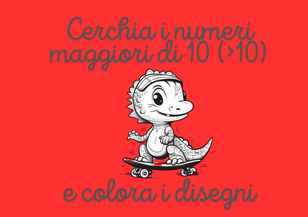 Cerchia i Numeri Maggiori di 10: Sfide Matematiche e Colori