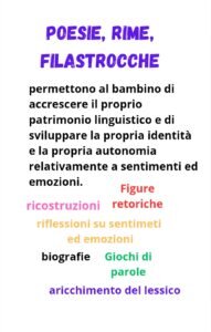 POESIE, RIME, FILASTROCCHE