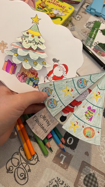 2 Biglietti di Natale POPUP da costruire