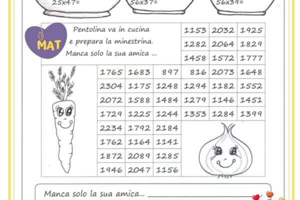 MAT 4 classe - Moltiplicazione 24 x 35