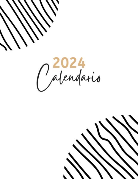 Calendario 2024 tra arte e geometria con attività