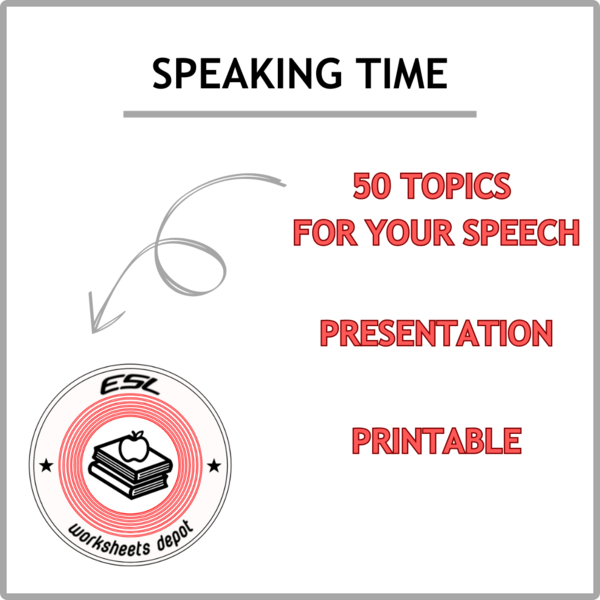 Speaking - 50 topics