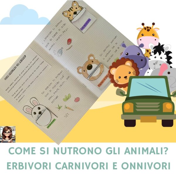 Gli animali si nutrono: erbivori, carnivori, onnivori